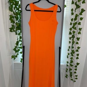 Orange Maxi Dress